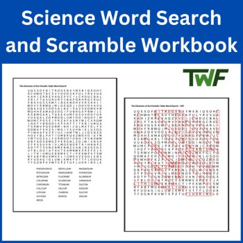 Science Word Search Workbook - 37 Word Search Science Topics, image 3