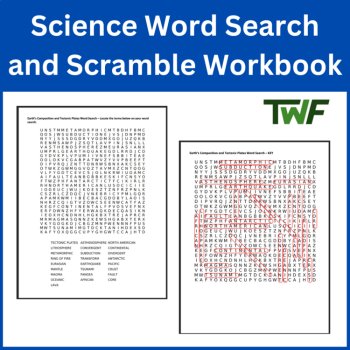 Science Word Search Workbook - 37 Word Search Science Topics, image 4