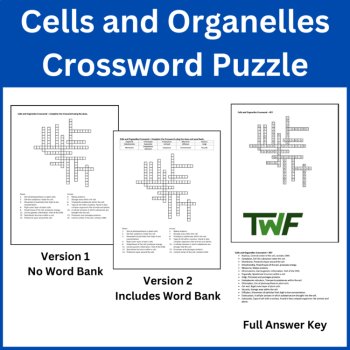 Cells and Organelles Crossword Puzzle Activity, image 2