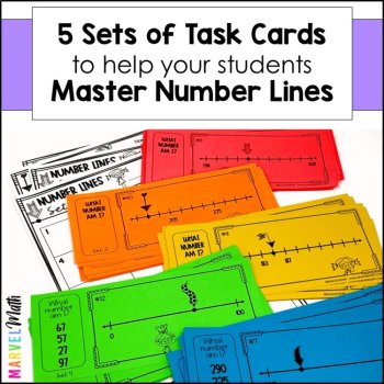 Open Number Line Practice and Traditional Number Lines TEKS: 2.2E, 2.2F, 2.9C, image 2