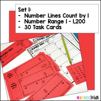 Open Number Line Practice and Traditional Number Lines TEKS: 2.2E, 2.2F, 2.9C, image 3