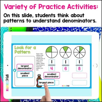 Comparing Unit Fractions with Models and Reasoning TEKS 3.3H, 3.NF.3d, image 4