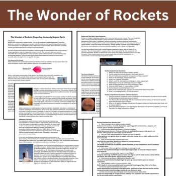 The Wonder of Rockets Reading Comprehension Passage and Question | Grade 8 & Up, image 2