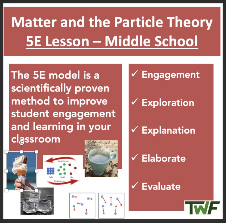 Matter and the Particle Theory - 5E Lesson Bundle | States of Matter
