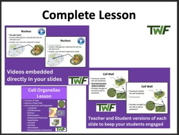 Cellular Organelles - Cell Organelle Structure and Function - 5E Lesson Bundle, image 3