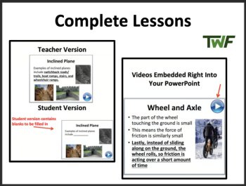Simple Machines Middle School Complete 5E Lesson Bundle | Lever, Inclined Plane, image 3
