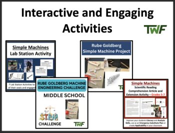 Simple Machines Middle School Complete 5E Lesson Bundle | Lever, Inclined Plane, image 4