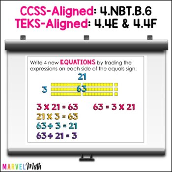 Long Division Practice - Division with Arrays, Area Model, PowerPoint Lesson, image 2