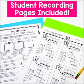 Long Division Practice - Division with Arrays, Area Model, PowerPoint Lesson, image 3