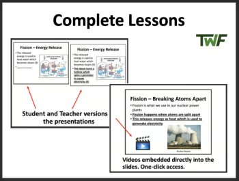 Nuclear Energy - Fission and Fusion - Middle School - Complete 5E Lesson Bundle, image 3