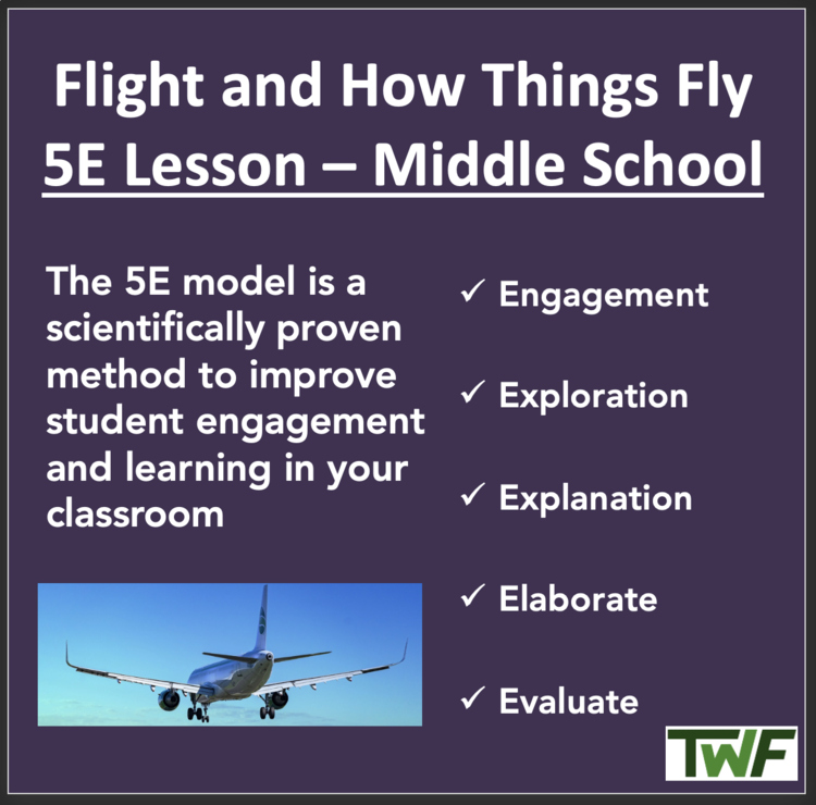 Flight - How Things Fly - Middle School - Complete 5E Lesson Bundle