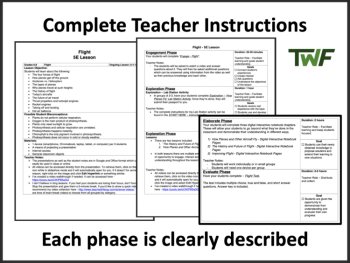 Flight - How Things Fly - Middle School - Complete 5E Lesson Bundle, image 2