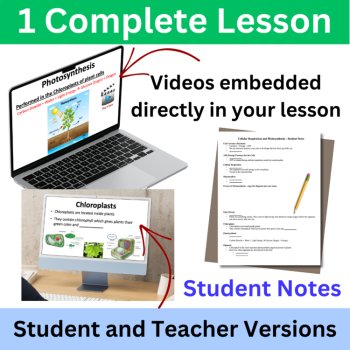 Photosynthesis and Cellular Respiration 5E Lesson Bundle | 7th, 8th, 9th Grade, image 3