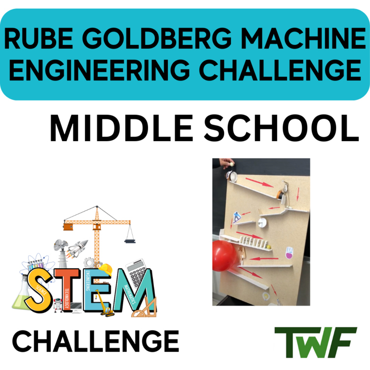 Rube Goldberg Machine STEM Engineering Challenge | 6th, 7th, 8th MIDDLE SCHOOL