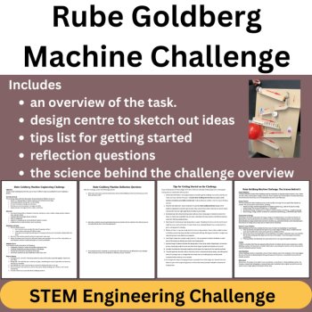 Rube Goldberg Machine STEM Engineering Challenge | 6th, 7th, 8th MIDDLE SCHOOL, image 2