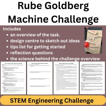 Rube Goldberg Machine STEM Engineering Challenge - HIGH SCHOOL Science, image 2