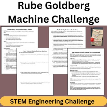Rube Goldberg Machine STEM Engineering Challenge - HIGH SCHOOL Science, image 3