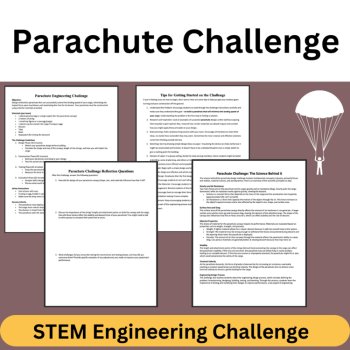 Parachute STEM Engineering Challenge | 6th, 7th, 8th Grade MIDDLE SCHOOL, image 3