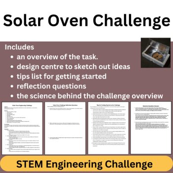 Solar Oven STEM Engineering Challenge | 6th, 7th, 8th Grade MIDDLE SCHOOL, image 2
