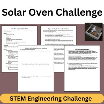 Solar Oven STEM Engineering Challenge | 6th, 7th, 8th Grade MIDDLE SCHOOL, image 3