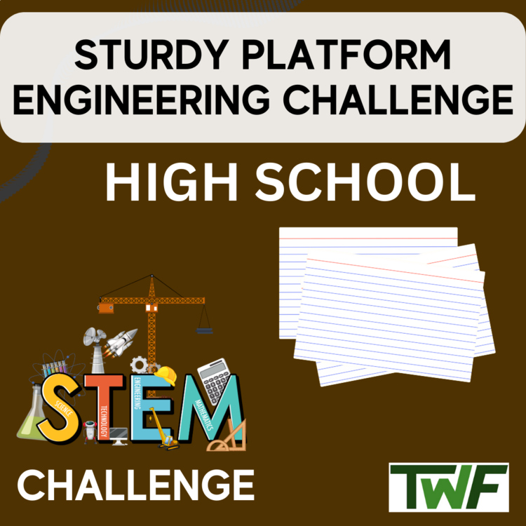 Sturdy Platform STEM Engineering Challenge - HIGH SCHOOL Science