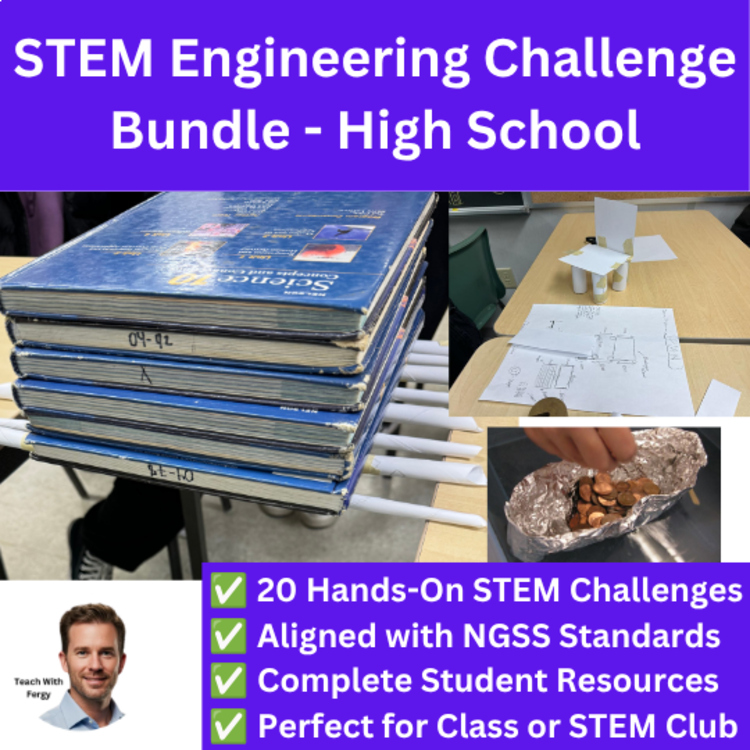 STEM Engineering Challenge Bundle | NGSS High School Hands-On Science Projects