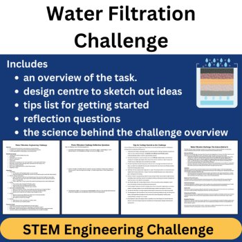 Water Filtration STEM Engineering Challenge - HIGH SCHOOL Science, image 2