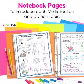 4th Grade Multiplication and Division Unit - Word Problems, Practice, Games TEKS, image 3
