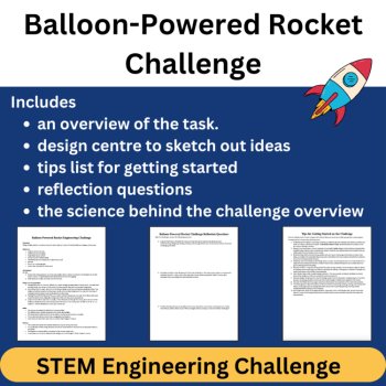 Balloon-Powered Rocket STEM Engineering Challenge | 6th, 7th, 8th MIDDLE SCHOOL, image 2