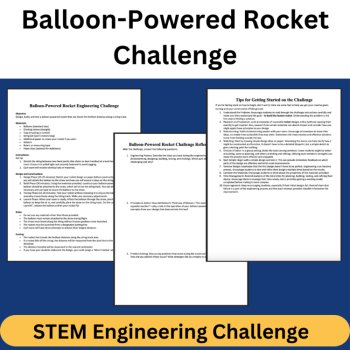 Balloon-Powered Rocket STEM Engineering Challenge | 6th, 7th, 8th MIDDLE SCHOOL, image 3