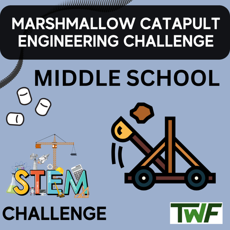 Marshmallow Catapult STEM Engineering Challenge | 6th, 7th, 8th MIDDLE SCHOOL