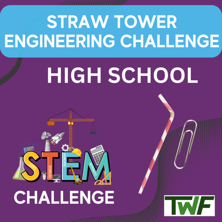 Straw Tower STEM Engineering Challenge - HIGH SCHOOL Science