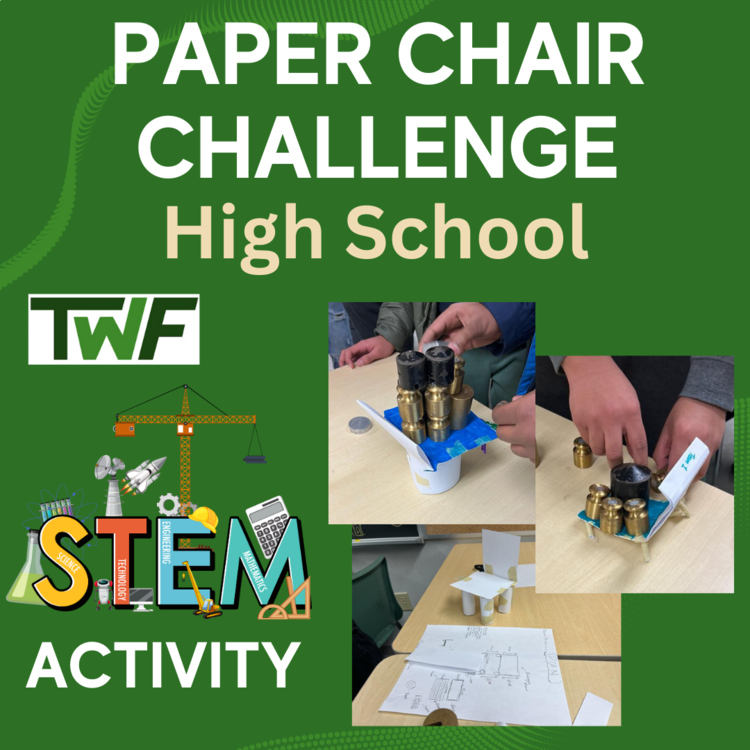 Paper Chair STEM Engineering Challenge - HIGH SCHOOL Science | NGSS