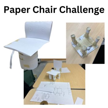 Paper Chair STEM Engineering Challenge | 6th, 7th, 8th Grade MIDDLE SCHOOL, image 3