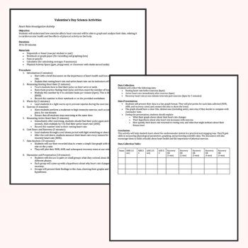 Valentine's Day Science Activities | 6 Activities | 6th, 7th, 8th, 9th Grade, image 2