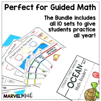Kinder - 1st Grade Problem Solving Math Readers Bundle, image 3