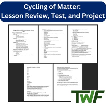 Cycling of Matter in Ecosystems - Review, Test, and Project, image 2