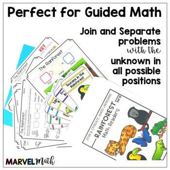 Kinder - 1st Grade Problem Solving Math Readers   Set 10: Mixed Join & Separate, image 3