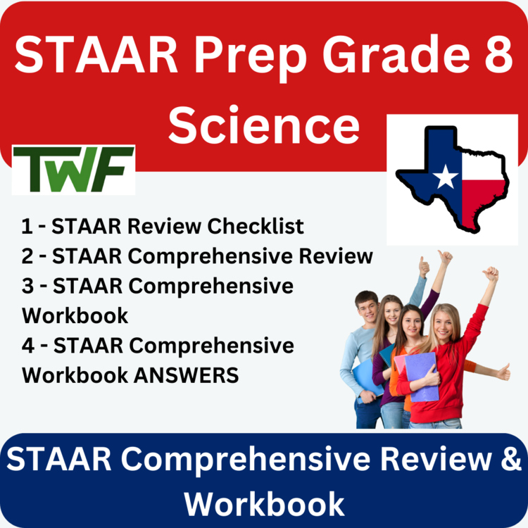 Grade 8 Science STAAR Comprehensive Review and Workbook
