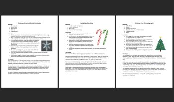 Christmas-Themed Science Activities for Middle School Classrooms - 3 Activities, image 2
