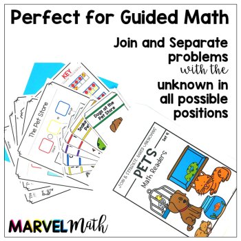 Kinder - 1st Grade Problem Solving Math Readers   Set 9: Mixed Join & Separate, image 3
