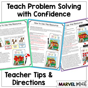 Kinder - 1st Grade Problem Solving Math Readers   Set 9: Mixed Join & Separate, image 4