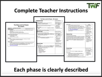 Space 5E Bundle | Earth, Sun, Moon, & Universe Lessons, Worksheets, Activities, image 4