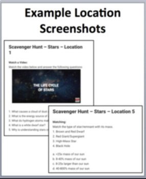 Space Digital Scavenger Hunt Bundle | Earth, Sun, Moon, Eclipse, Stars, the ISS, image 3