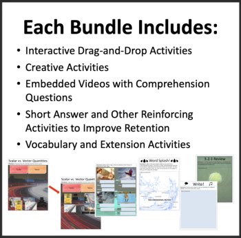 Physics Digital Interactive Notebook Collection - A Growing Bundle, image 2