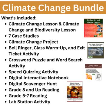 Climate Change Bundle | 6th, 7th, 8th Grade | Project, Lessons | Global Warming, image 2