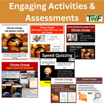 Climate Change Bundle | 6th, 7th, 8th Grade | Project, Lessons | Global Warming, image 4