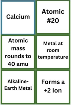 Periodic Table and Elements Card Matching Game - Middle & High School, image 4