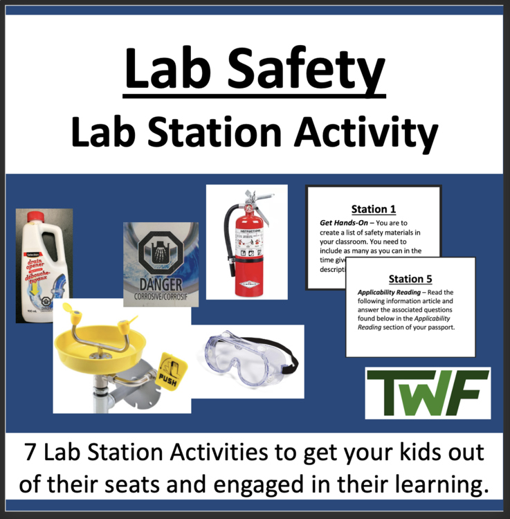 Lab Safety and Equipment Lab Station Activity | 7 Hands-on Activities