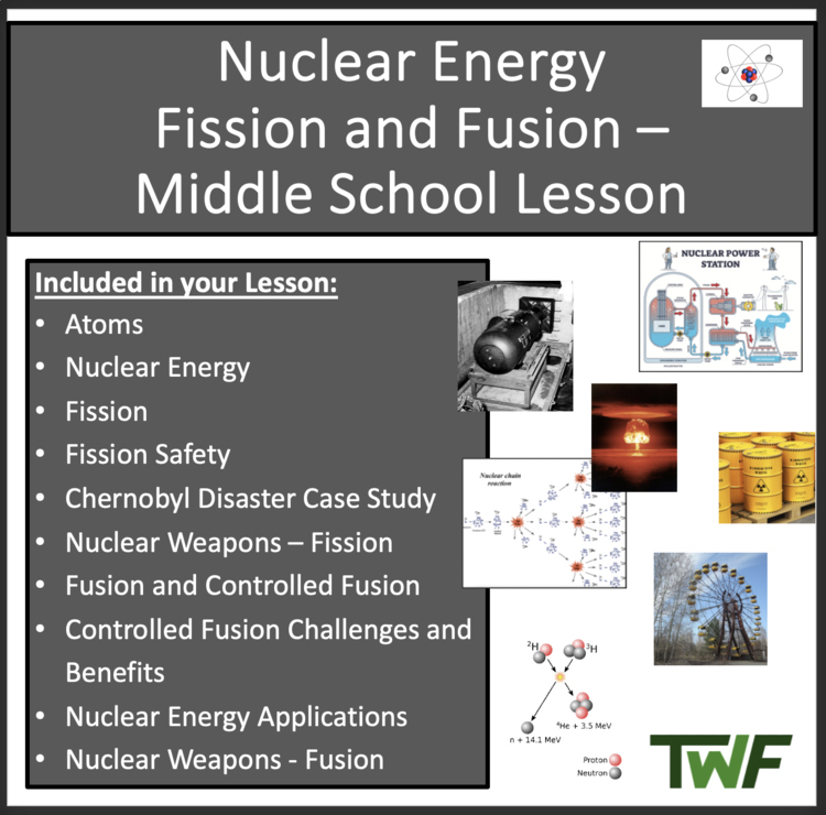 Nuclear Energy - Fission and Fusion - Middle School Physical Science Lesson